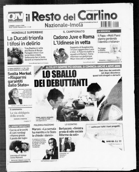 Il Resto del Carlino : giornale dell'Emilia